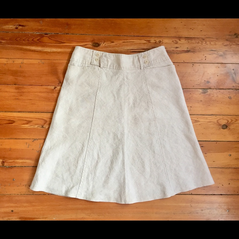 Wili Smith 100% Linen Skirt, Size 10